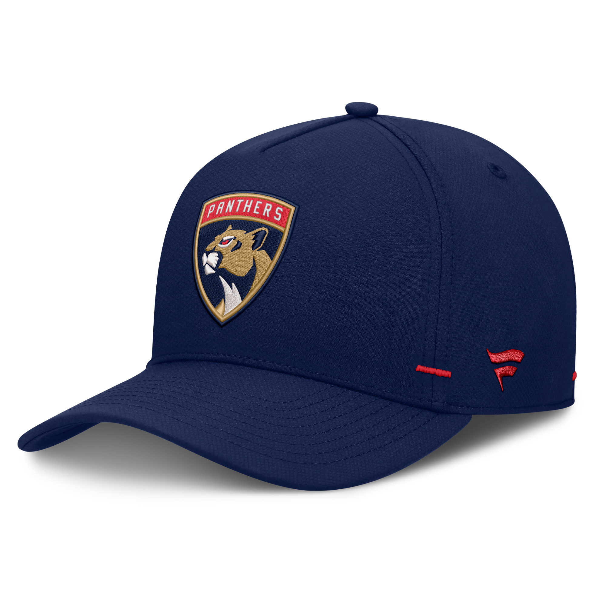 Men's Fanatics Navy Florida Panthers Authentic Pro Rink Bar Tacks A-Frame Adjustable Hat