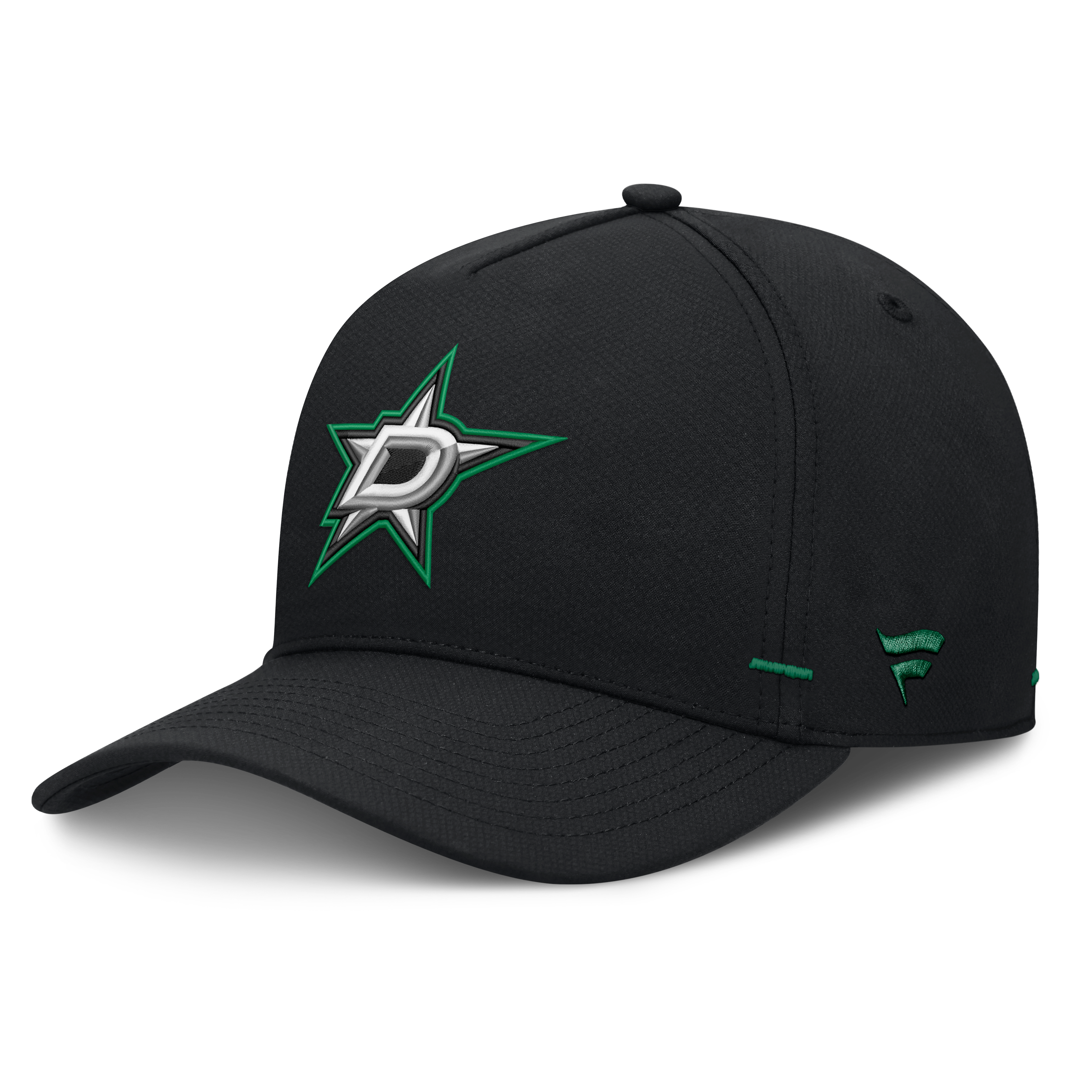 Men's Fanatics Black Dallas Stars Authentic Pro Rink Bar Tacks A-Frame Adjustable Hat