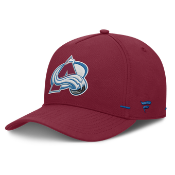 Men's Fanatics Burgundy Colorado Avalanche Authentic Pro Rink Bar Tacks A-Frame Adjustable Hat