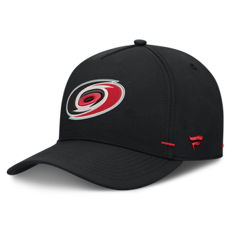 Men's Fanatics Black Carolina Hurricanes Authentic Pro Rink Bar Tacks A-Frame Adjustable Hat