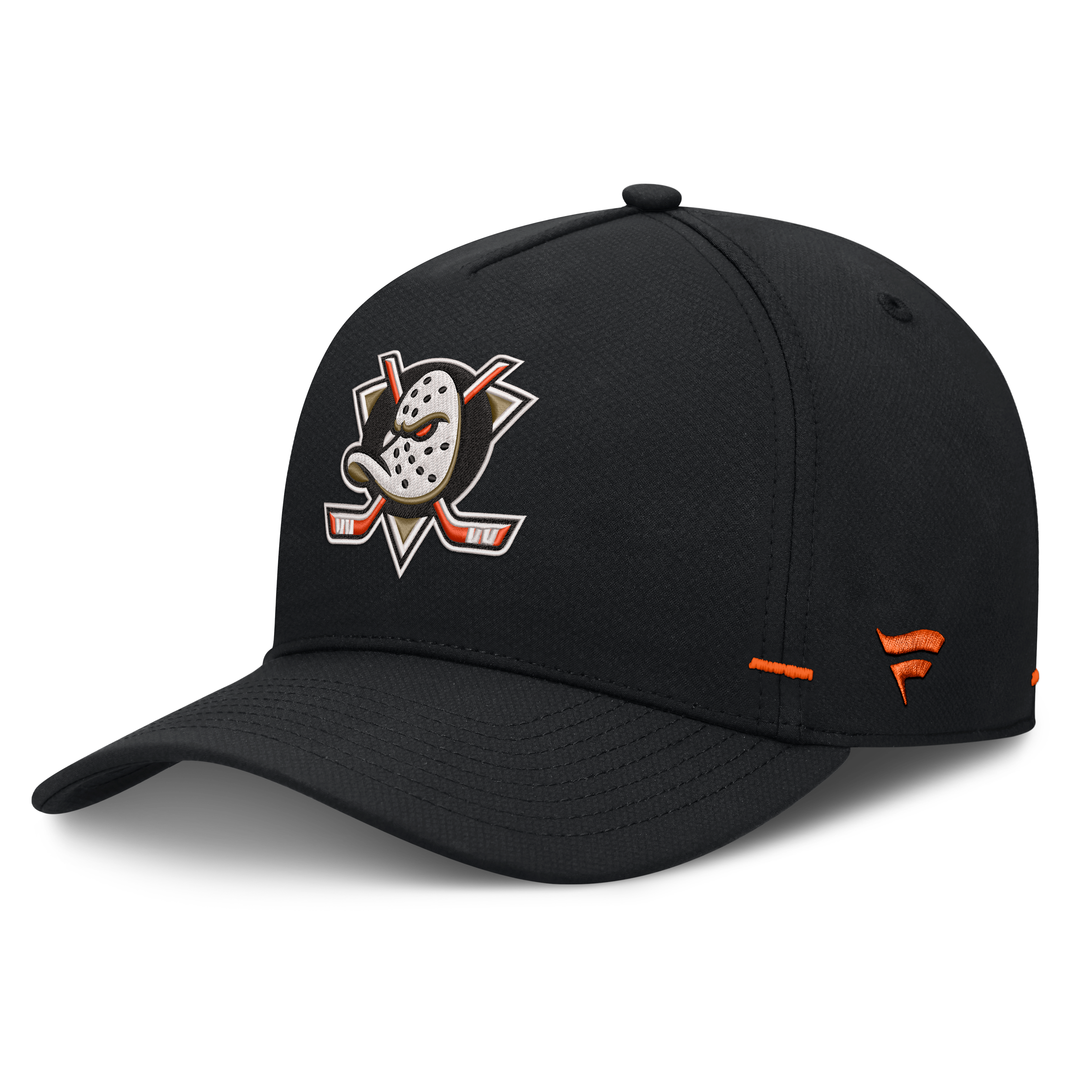 Men's Fanatics Black Anaheim Ducks Authentic Pro Rink Bar Tacks A-Frame Adjustable Hat