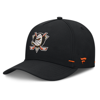 Men's Fanatics Black Anaheim Ducks Authentic Pro Rink Bar Tacks A-Frame Adjustable Hat