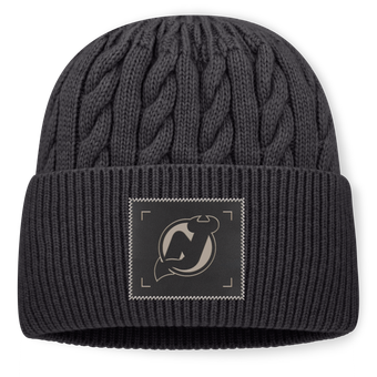 Men's Fanatics Charcoal New Jersey Devils Road Phantom Oversized Cuffed Knit Hat