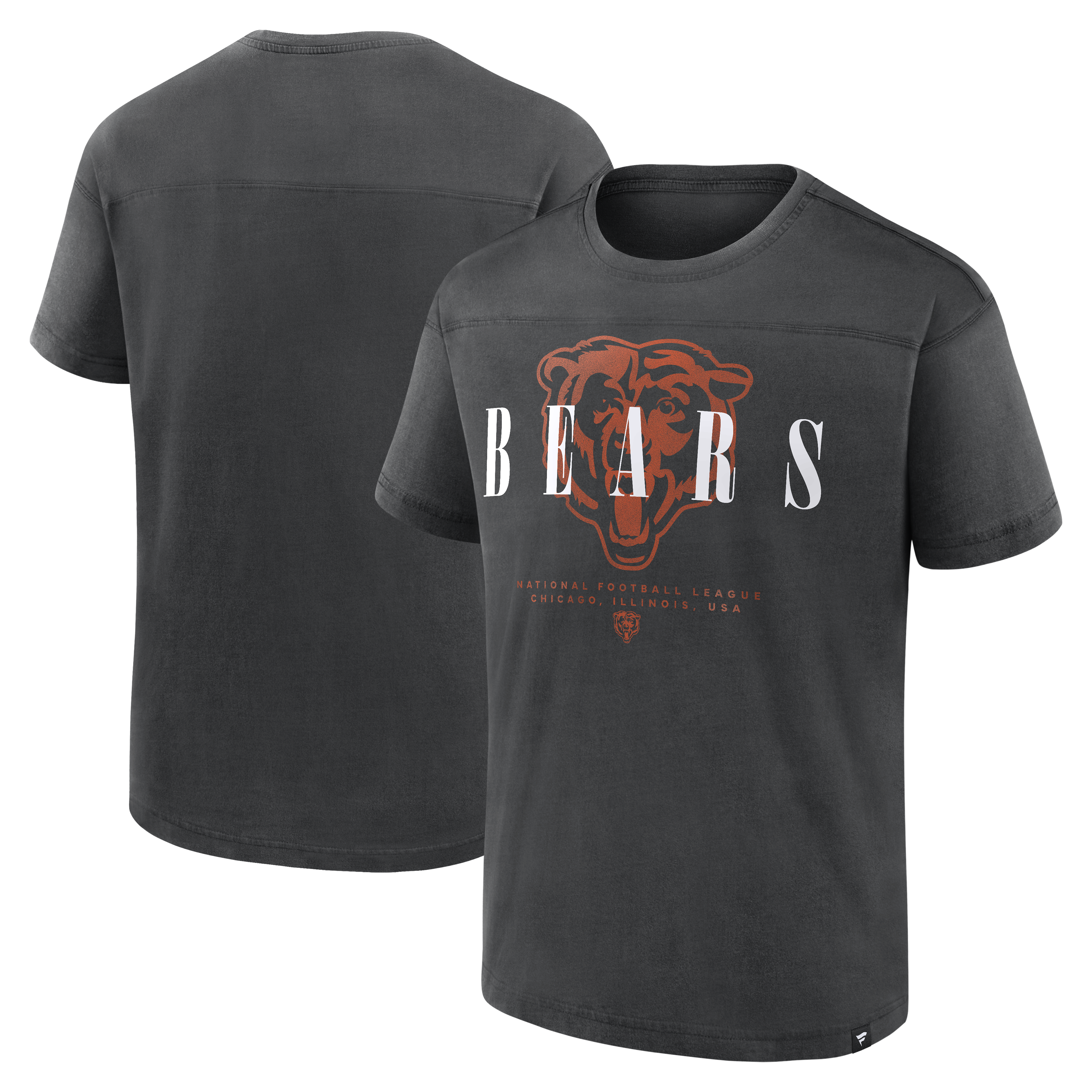 Men's Fanatics Black Chicago Bears Endzone Dance Relaxed Fashion Top
