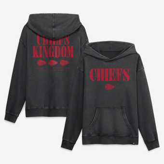 Men's Fanatics Black Kansas City Chiefs Relaxed Intense Rivalry French Terry Hoodie