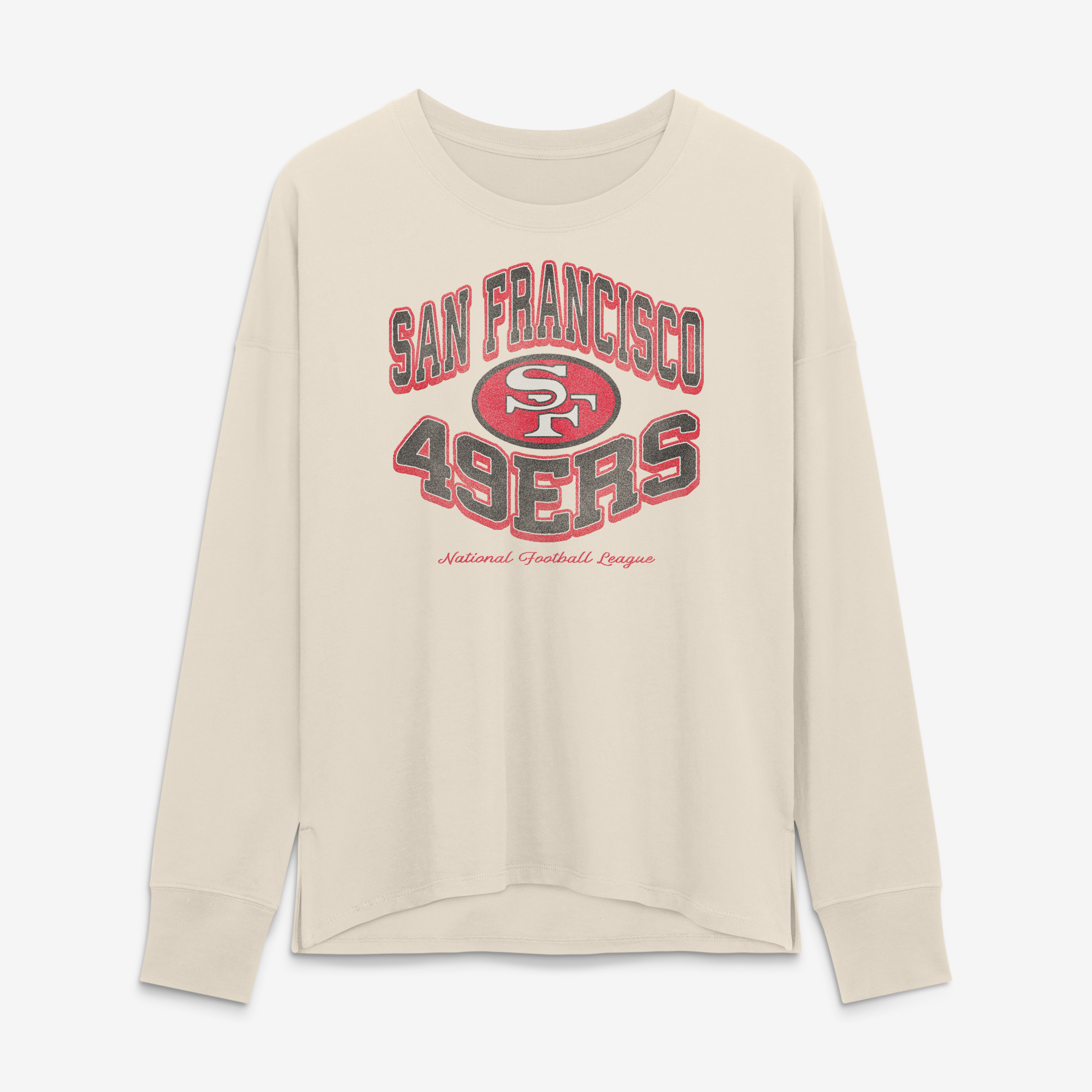 Women’s Fanatics Cream San Francisco 49ers Heritage Legacy Long Sleeve T-Shirt