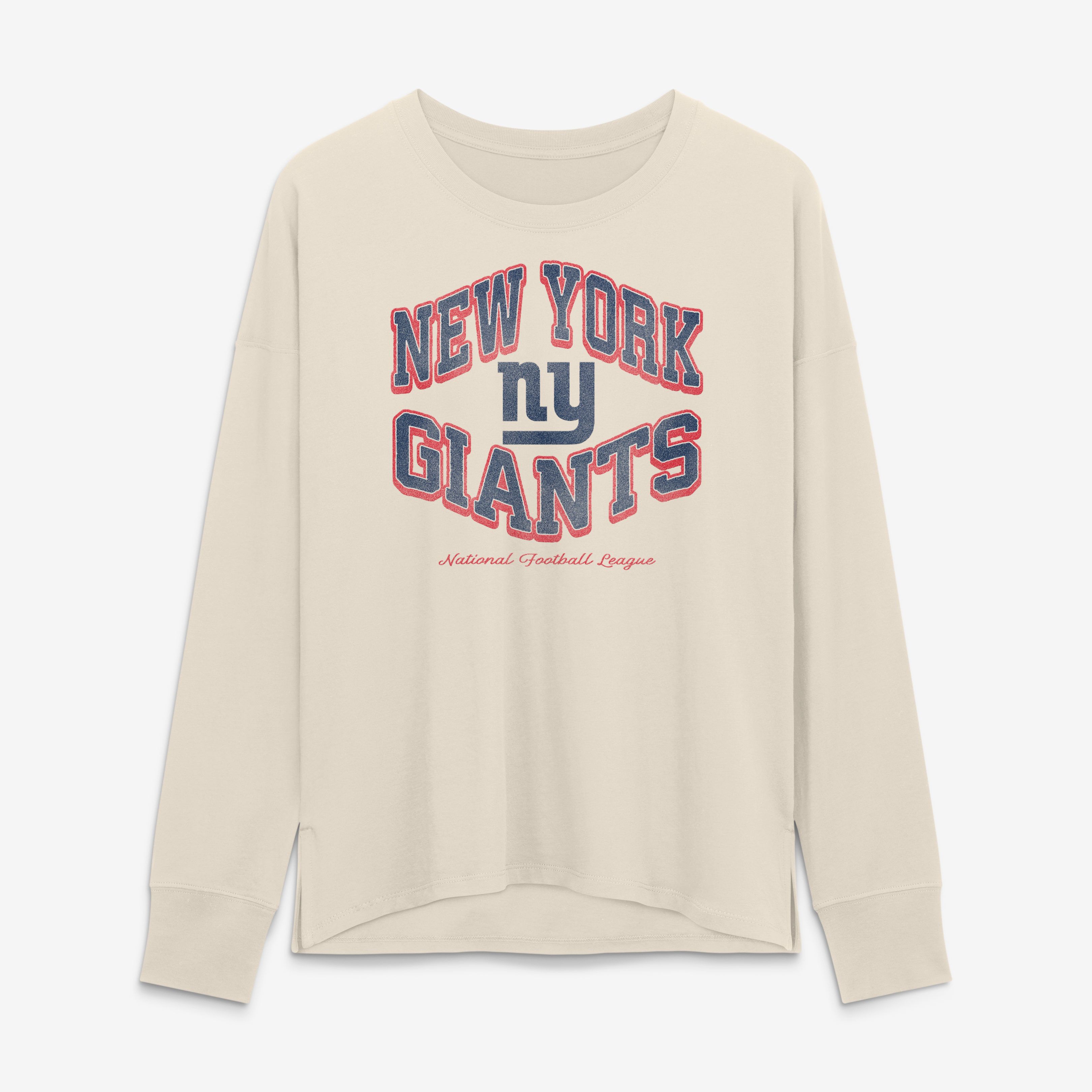 Women’s Fanatics Cream New York Giants Heritage Legacy Long Sleeve T-Shirt