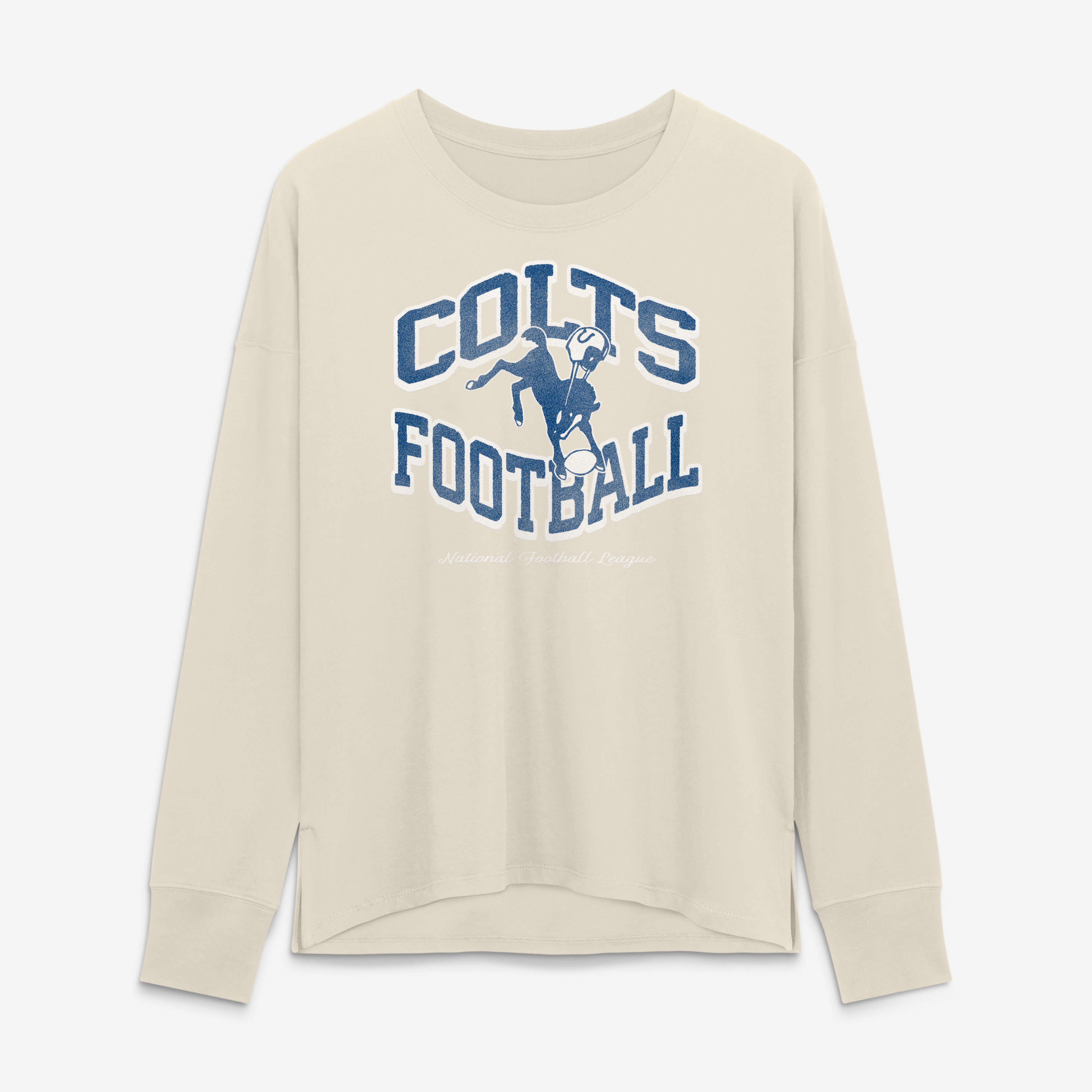 Women’s Fanatics Cream Indianapolis Colts Heritage Legacy Long Sleeve T-Shirt Women’s Fanatics Cream Indianapolis Colts Heritage Legacy Long Sleeve T-Shirt