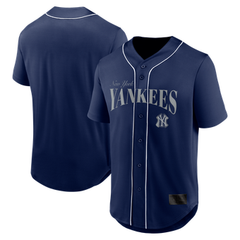 Men's Fanatics  Navy New York Yankees Franchise Button-Up Fashion Top