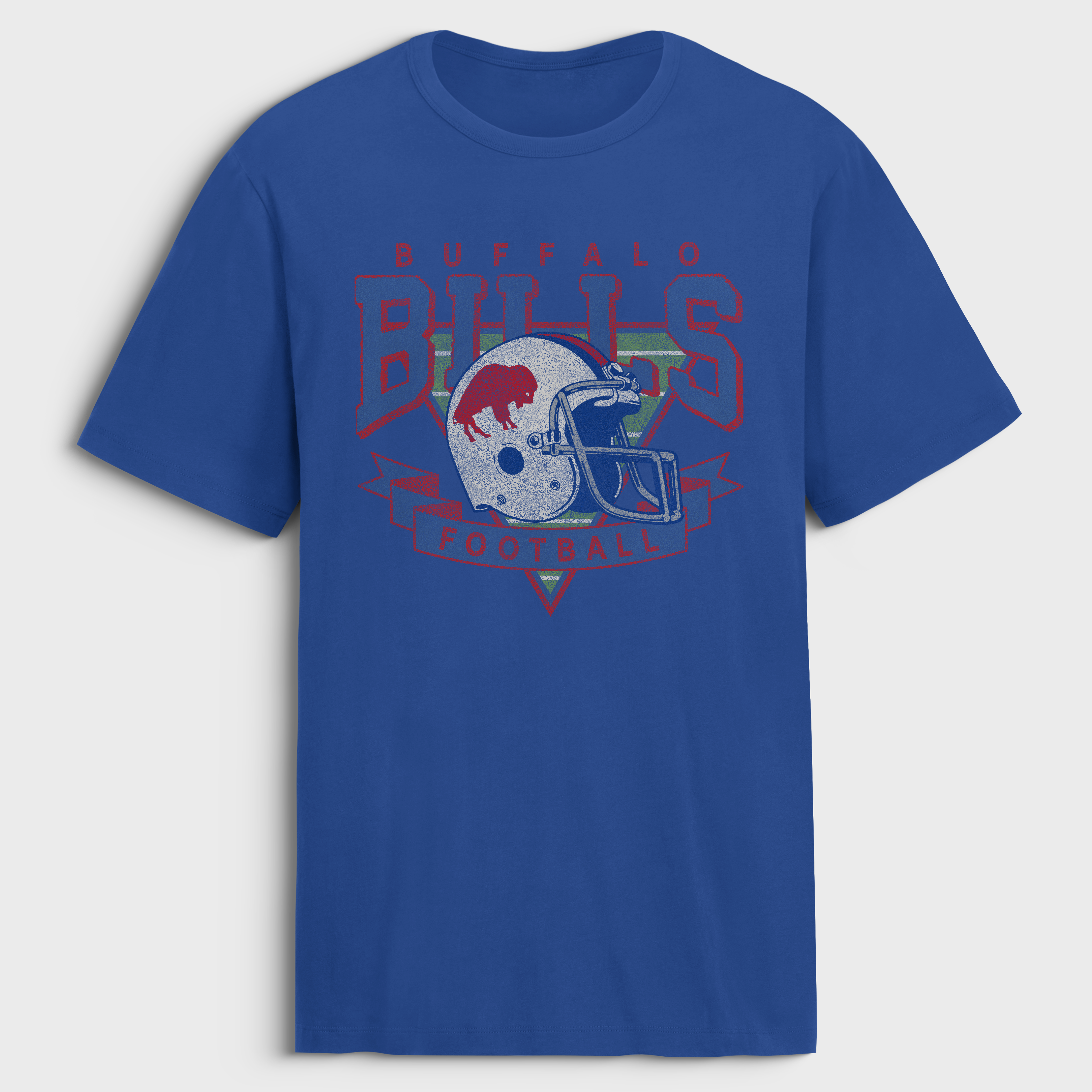 Fanatics Men's Royal Buffalo Bills Old Fashion Rushing Legacy Cotton T-Shirt - Royal