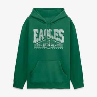 Men's Fanatics Kelly Green Philadelphia Eagles Delay Of The Game Legacy Fleece Hoodie