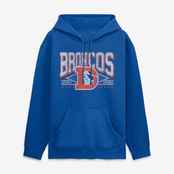 Men's Fanatics Royal Denver Broncos Delay Of The Game Legacy Fleece Hoodie