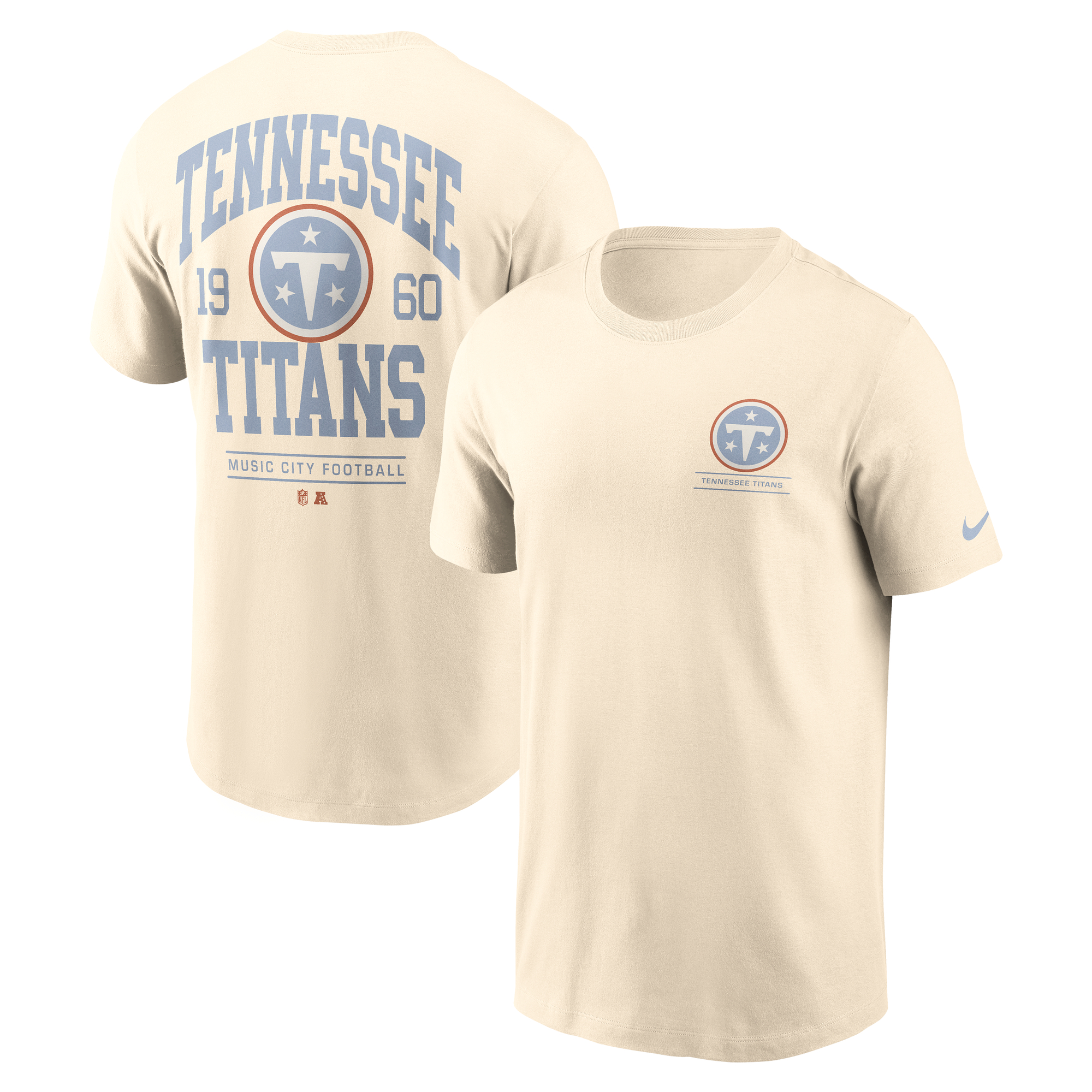 Men’s Nike Natural Tennessee Titans Freestyle Essential T-Shirt