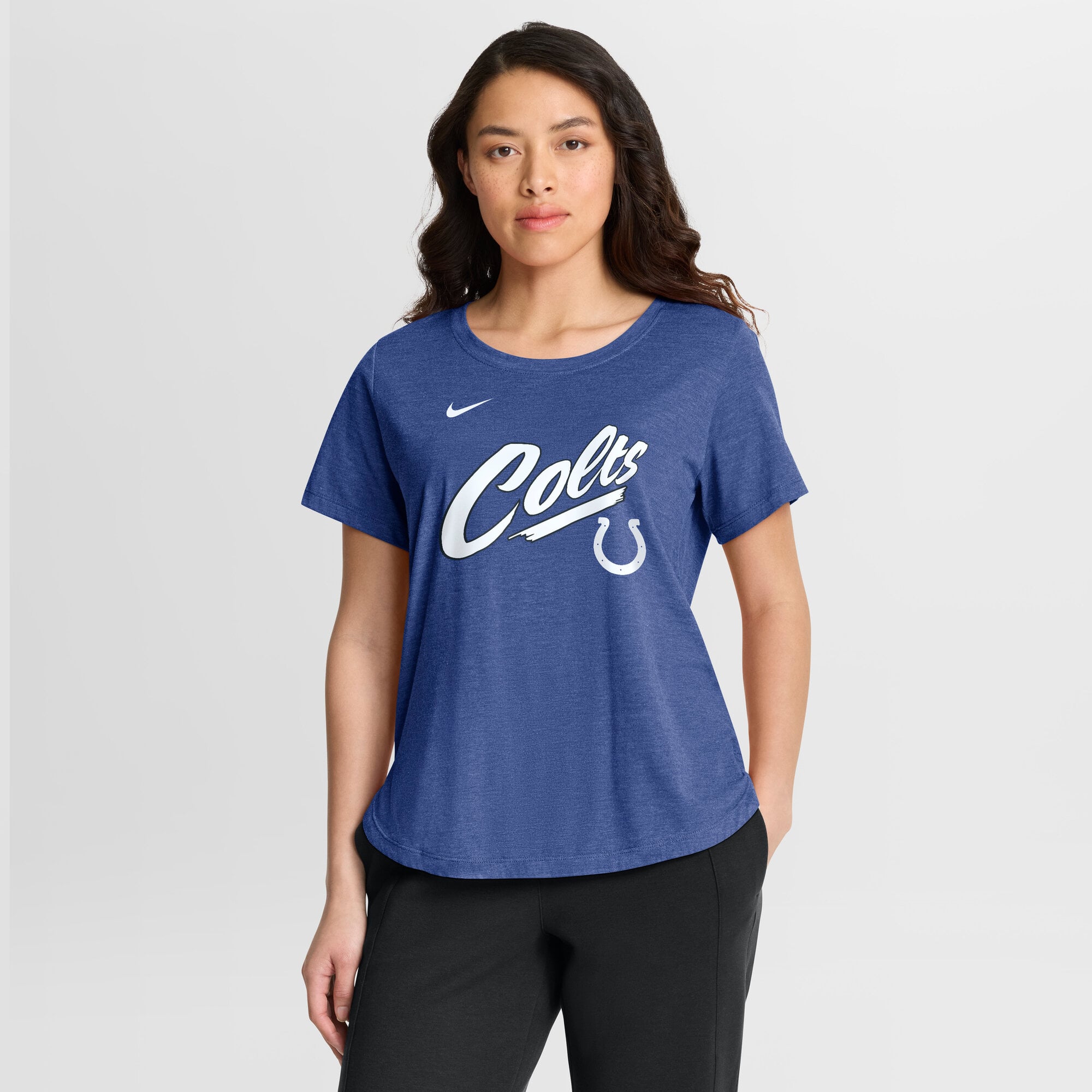 Women’s Nike Royal Indianapolis Colts Primetime Tri-Blend T-Shirt