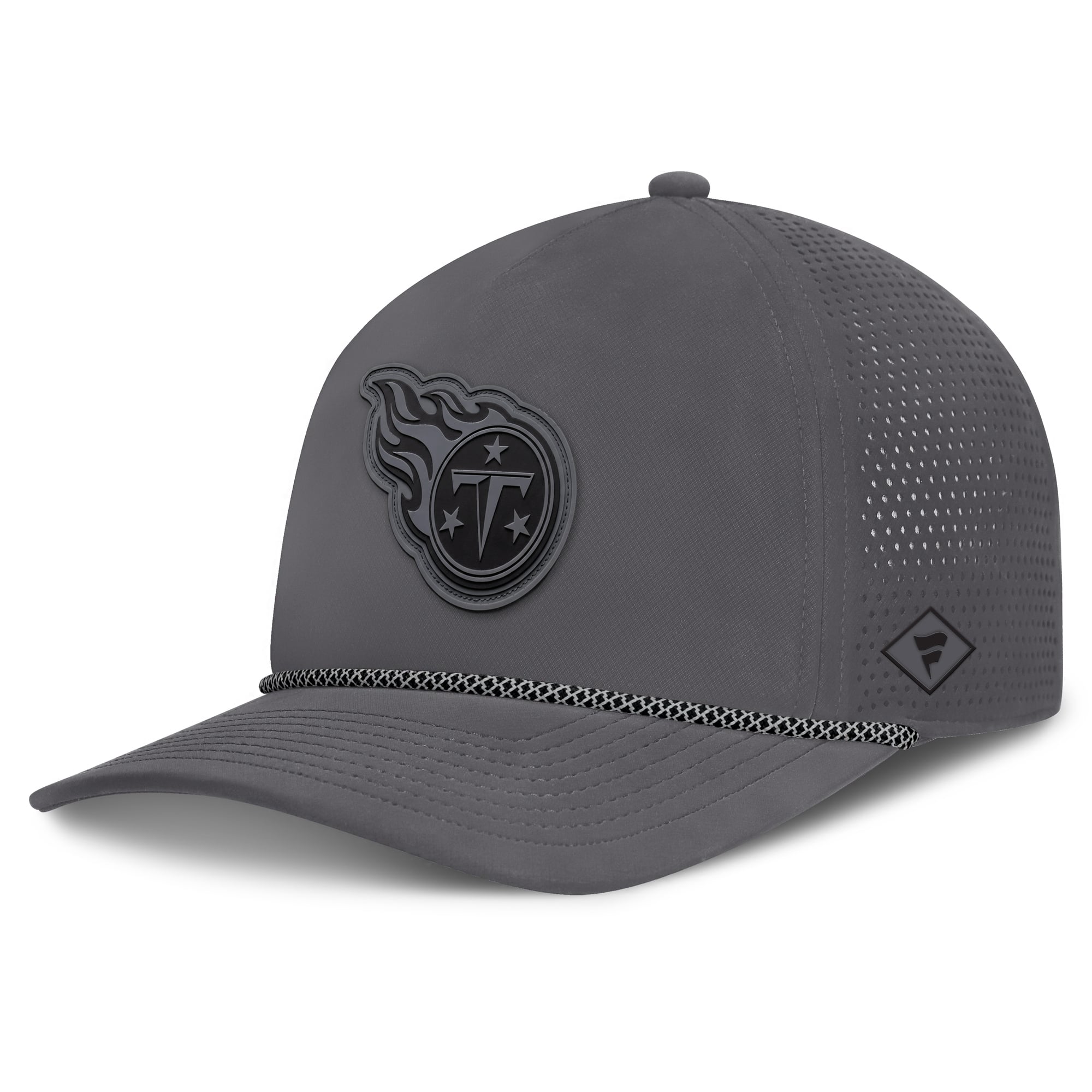 Men's Fanatics Graphite Tennessee Titans Captain Adjustable Hat