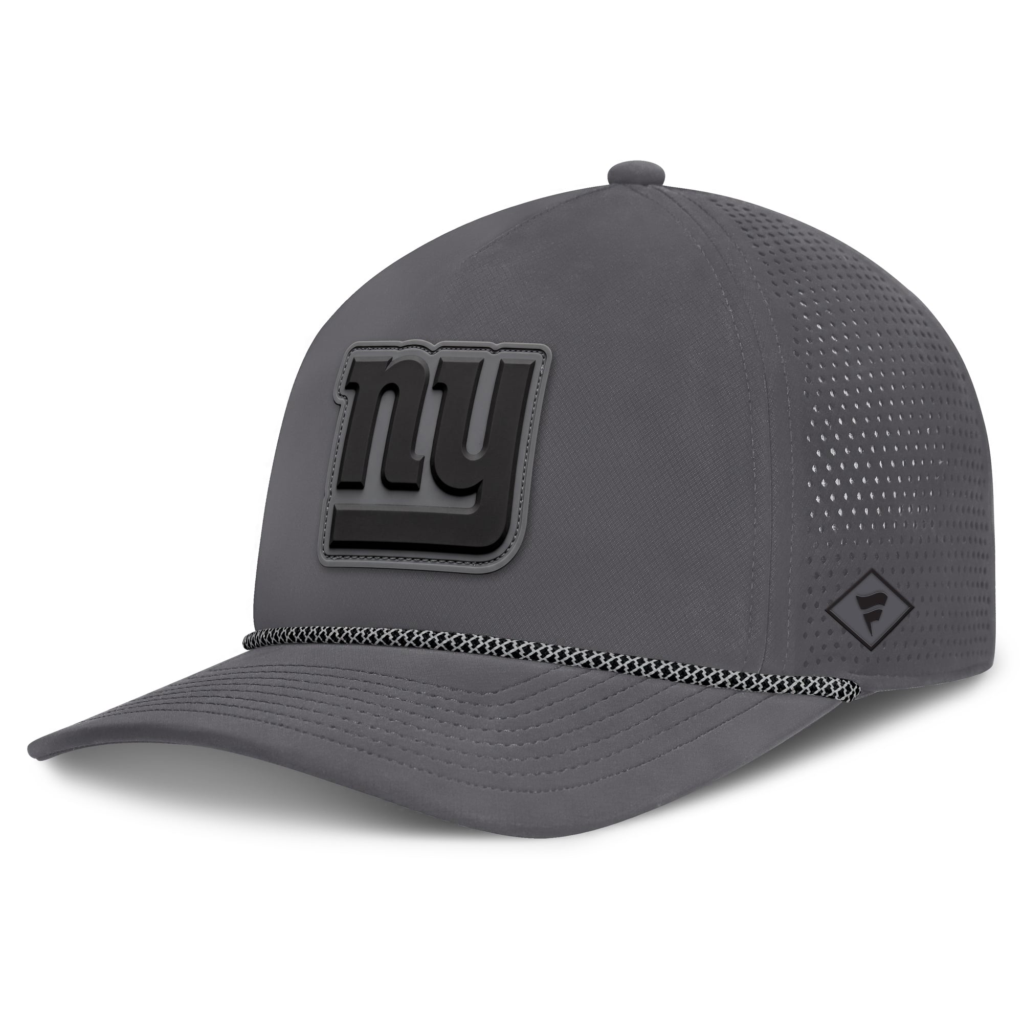 Men's Fanatics Graphite New York Giants Captain Adjustable Hat