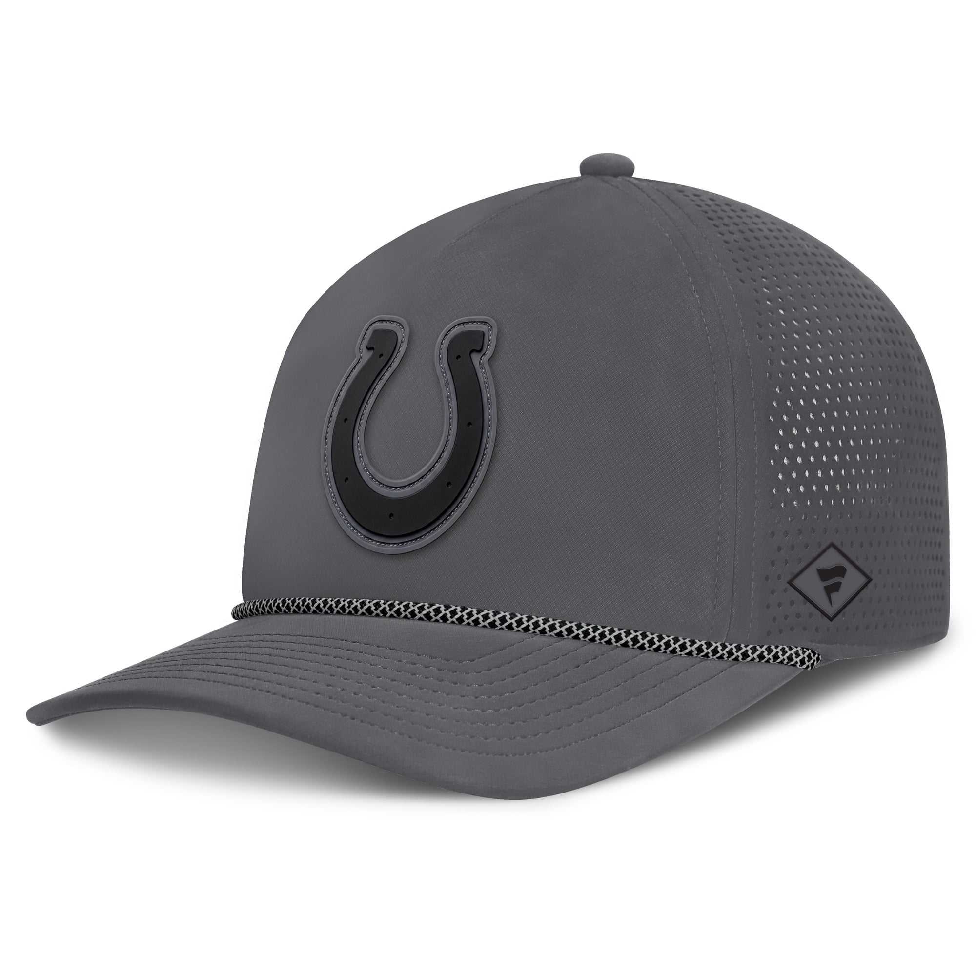Men's Fanatics Graphite Indianapolis Colts Captain Adjustable Hat