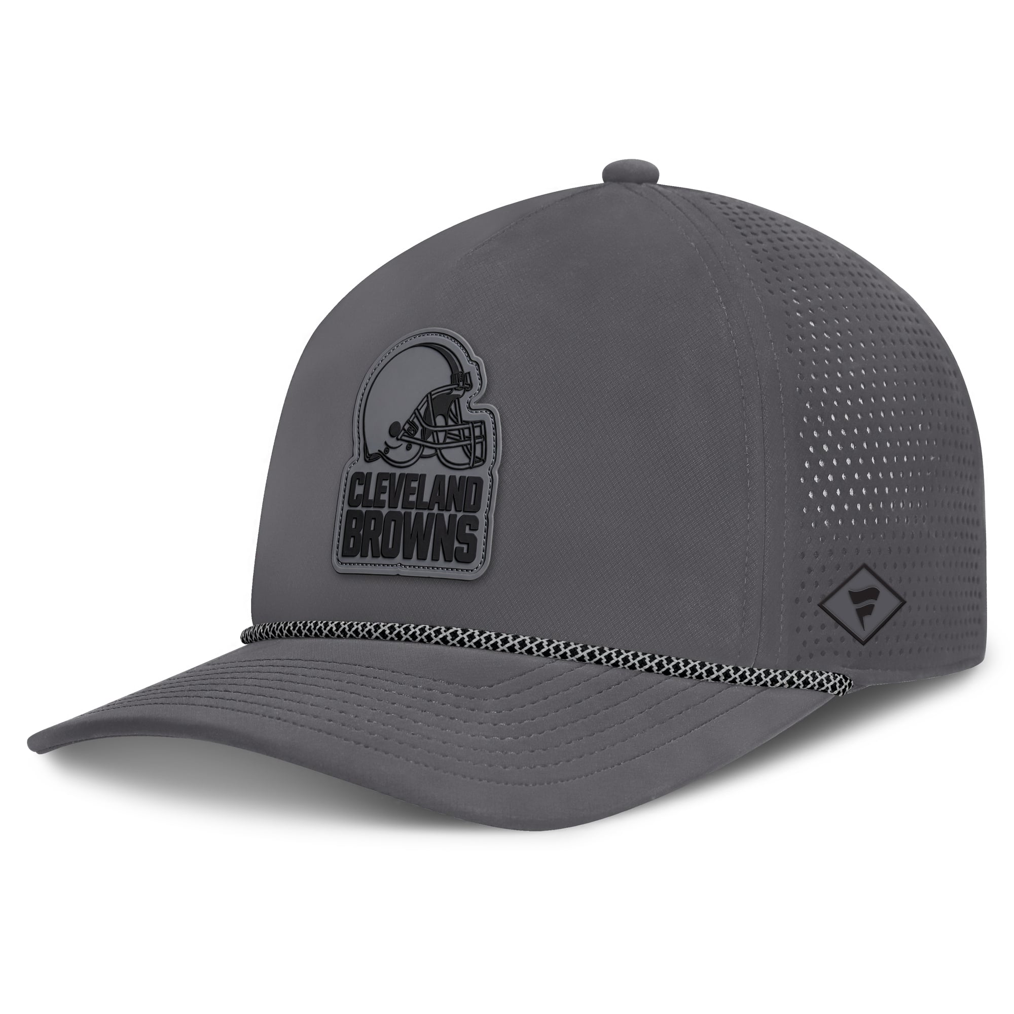 Men's Fanatics Graphite Cleveland Browns Captain Adjustable Hat