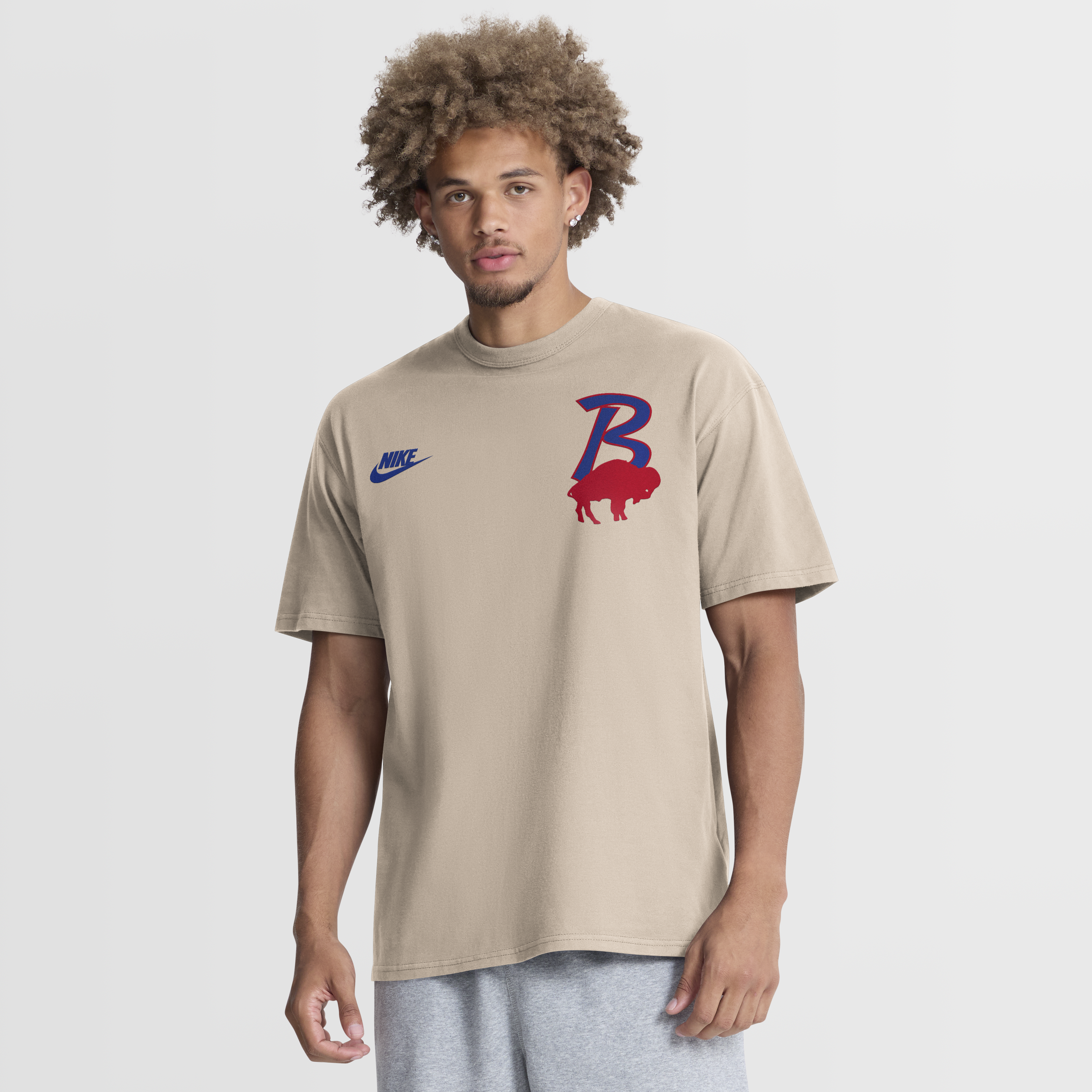 Men's Nike Sand Buffalo Bills Night Primary Max90 T-Shirt