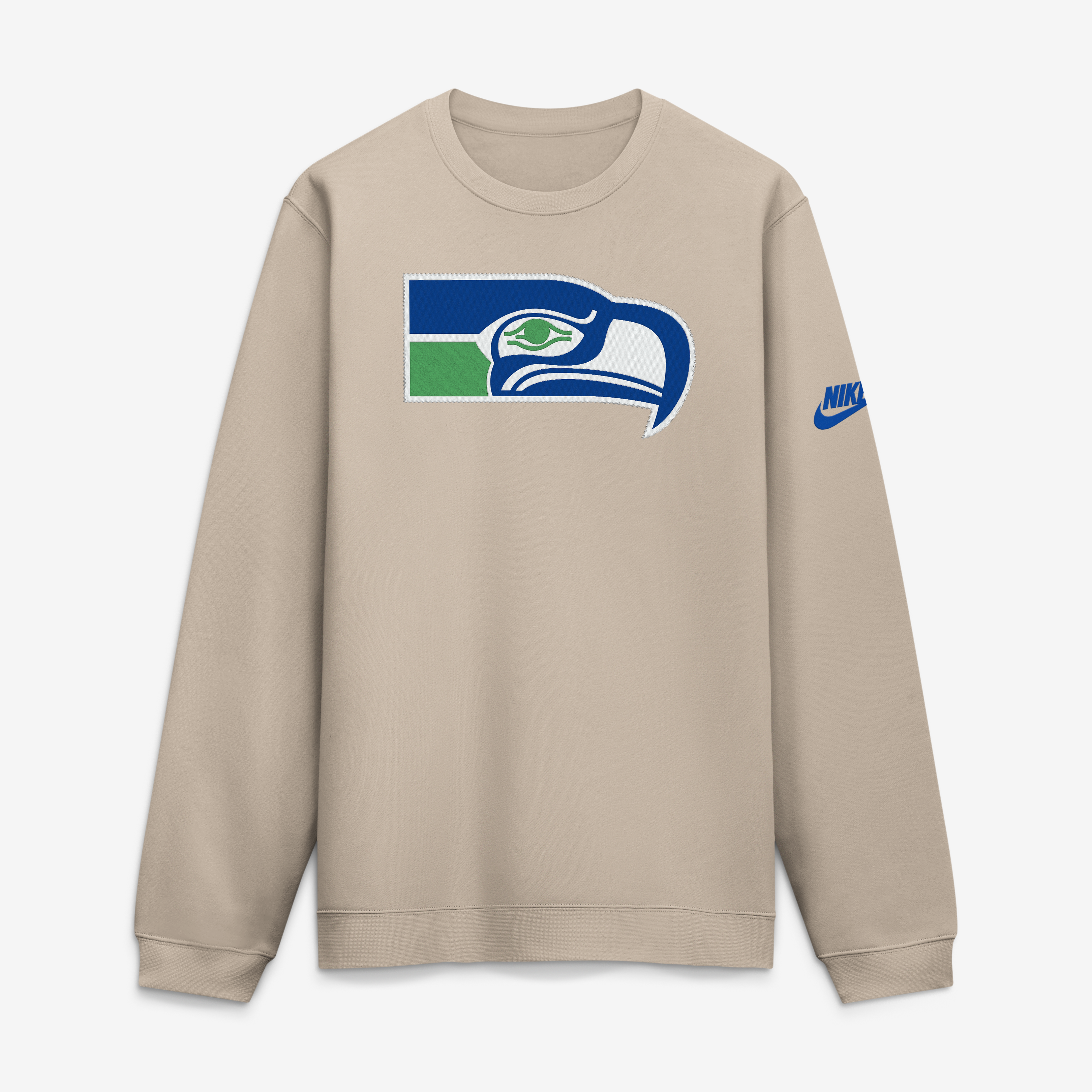 Men's Nike Sand Seattle Seahawks Rewind Club Sweatshirt