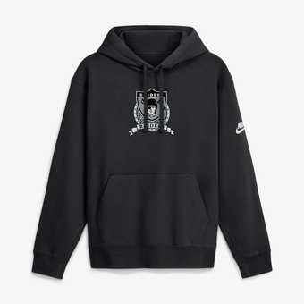 Men's Nike  Black Las Vegas Raiders Short Pass Rewind Club Fleece Hoodie