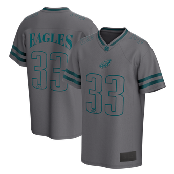 Men's Fanatics Gray Philadelphia Eagles After Hours Fashion Mesh Jersey Top