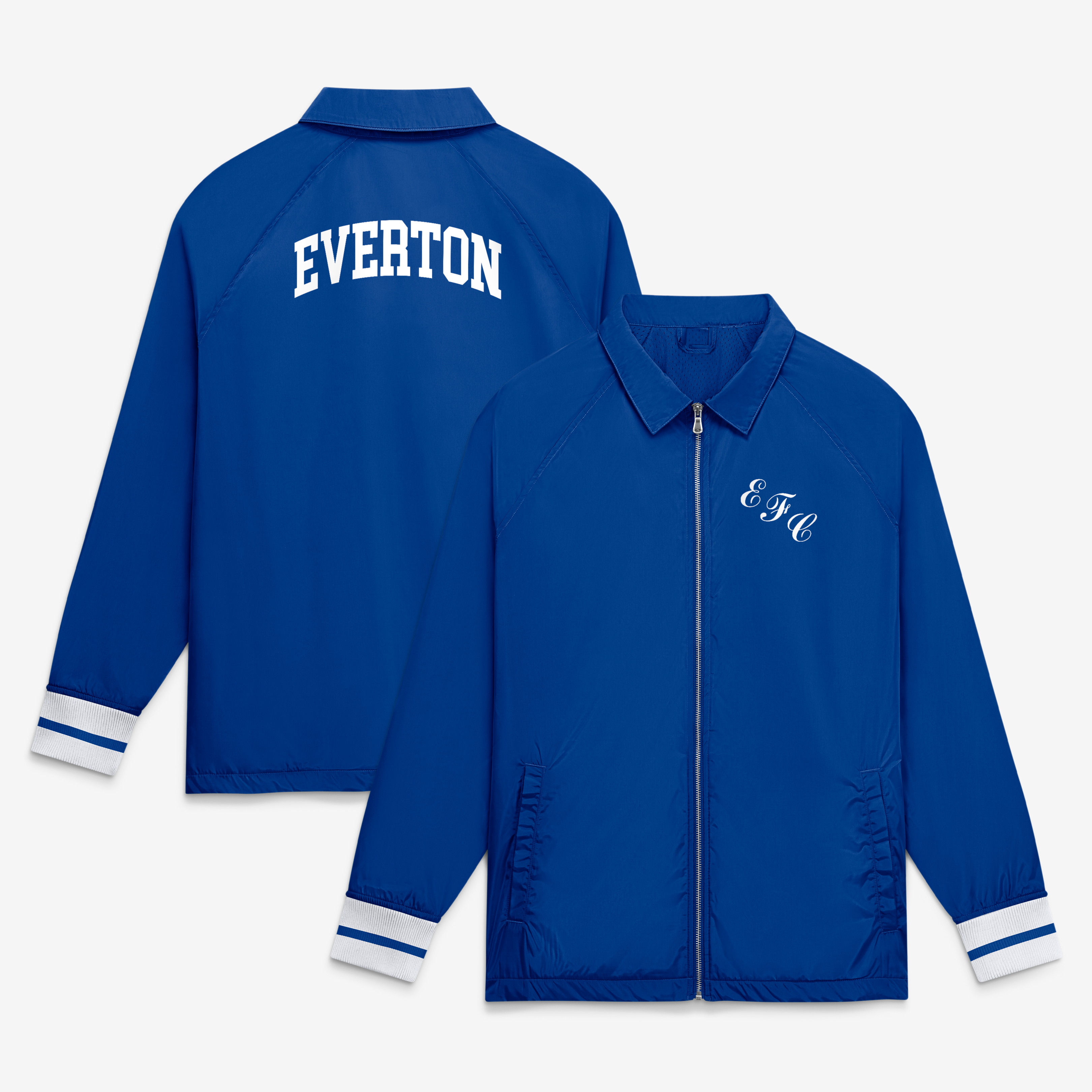 Men's Fanatics Royal Everton Classics Coach Full-Zip Jacket