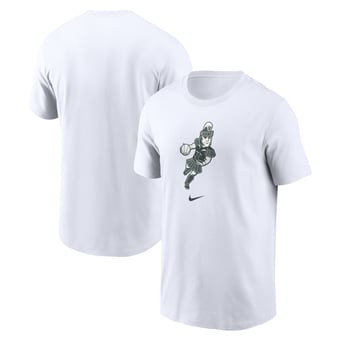 Men's Nike White Michigan State Spartans Basketball Sparty Sport T-Shirt