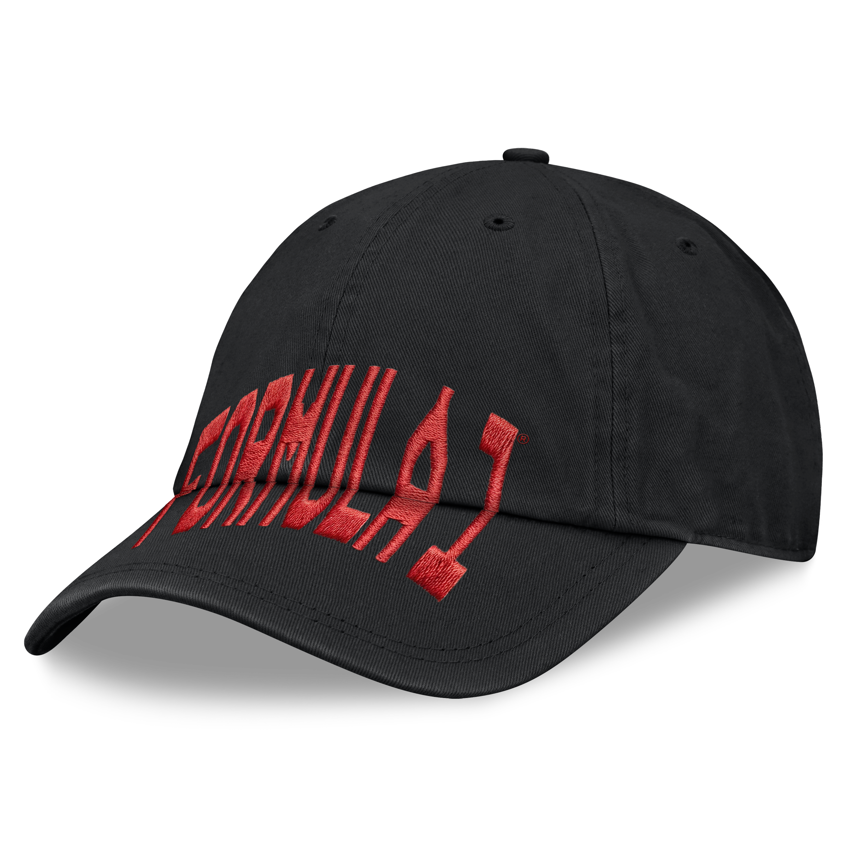 Men's Fanatics Black Formula 1 Wordmark Drip Adjustable Hat