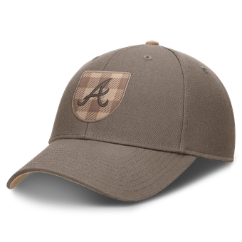 Men's Nike  Brown Atlanta Braves Statement Rise Adjustable Hat