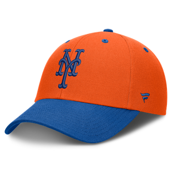 Men's Fanatics Orange New York Mets Leadoff Adjustable Hat