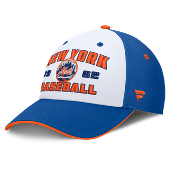 Men's Fanatics Royal/White New York Mets Jammed Structured Flex Hat