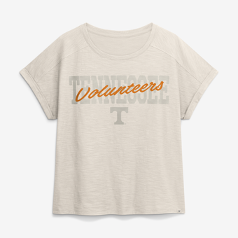 Women's Fanatics Natural Tennessee Volunteers Hometown Premium Oversized Boxy T-Shirt