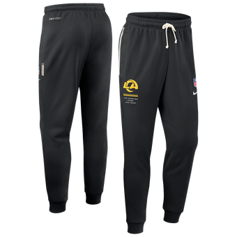 Men's Nike Black Los Angeles Rams Sideline Standard Issue Touchback Kick Dri-FIT Taper Pants