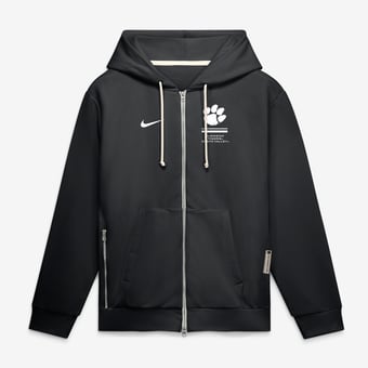 Men's Nike  Black Clemson Tigers 2026 Sideline Standard Issue Dri-FIT Full-Zip Hoodie