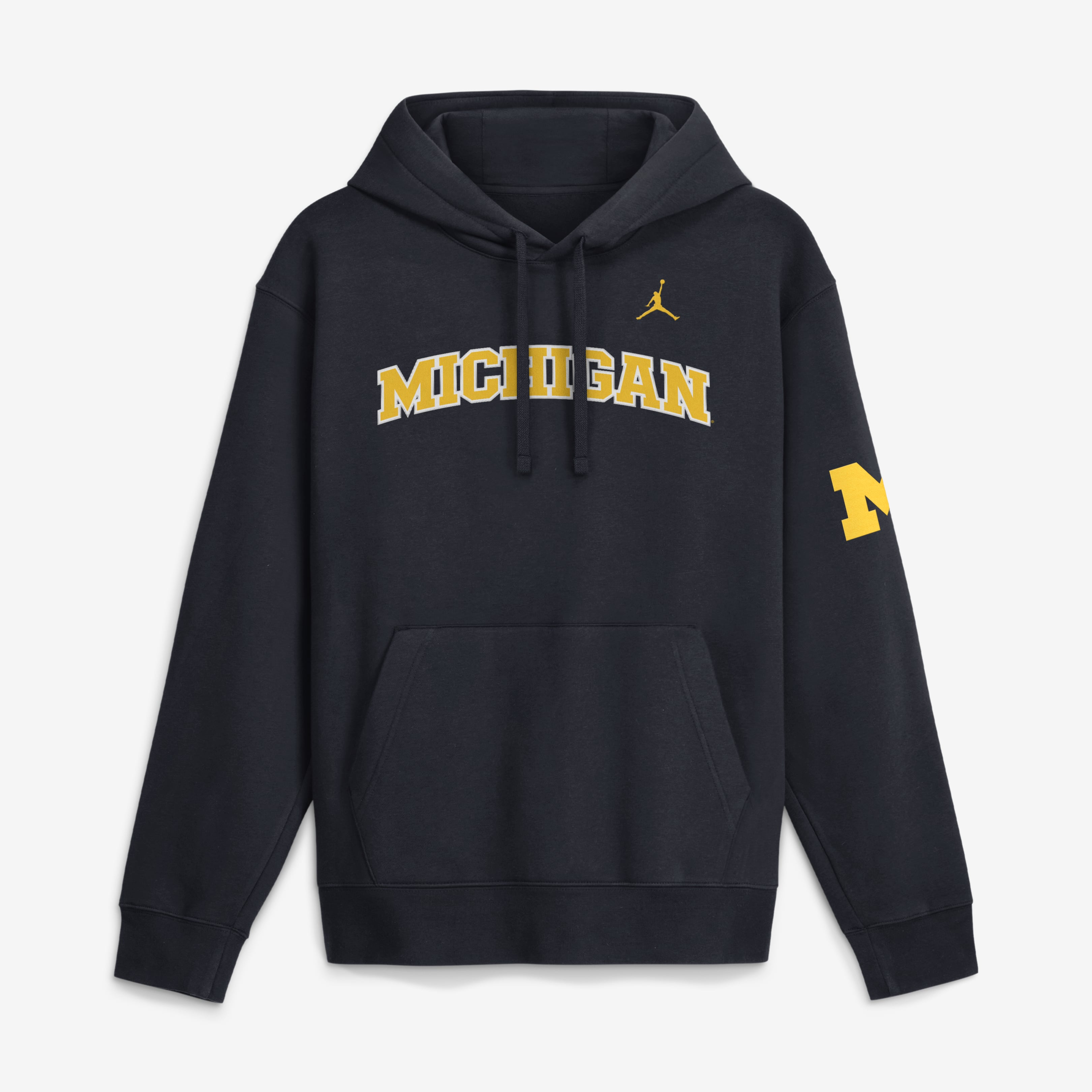 Men's Jordan Brand  Navy Michigan Wolverines 2026 Sideline Club Fleece Hoodie