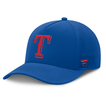 Men's Fanatics Royal Texas Rangers Perforated Adjustable Hat