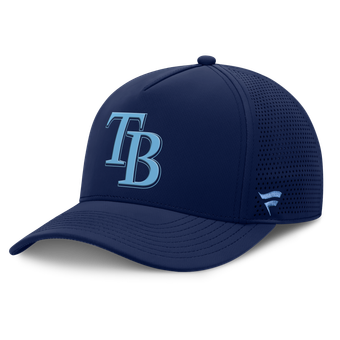 Men's Fanatics Navy Tampa Bay Rays Perforated Adjustable Hat