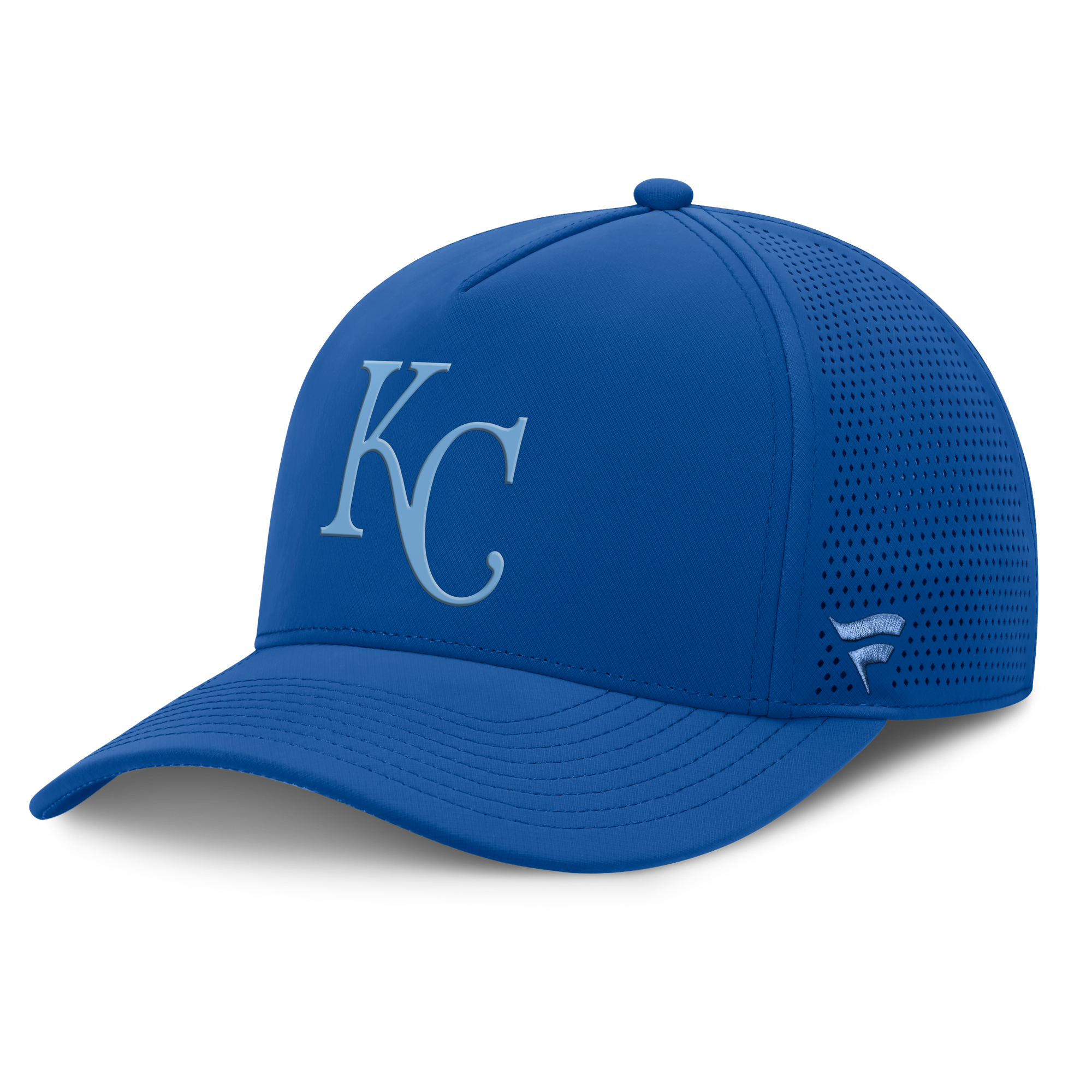 Men's Fanatics Royal Kansas City Royals Perforated Adjustable Hat