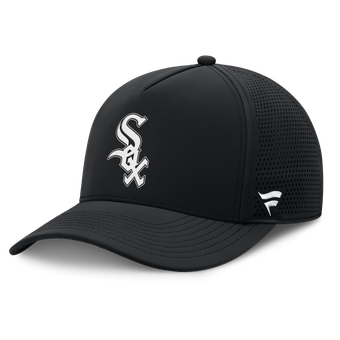 Men's Fanatics Black Chicago White Sox Perforated Adjustable Hat