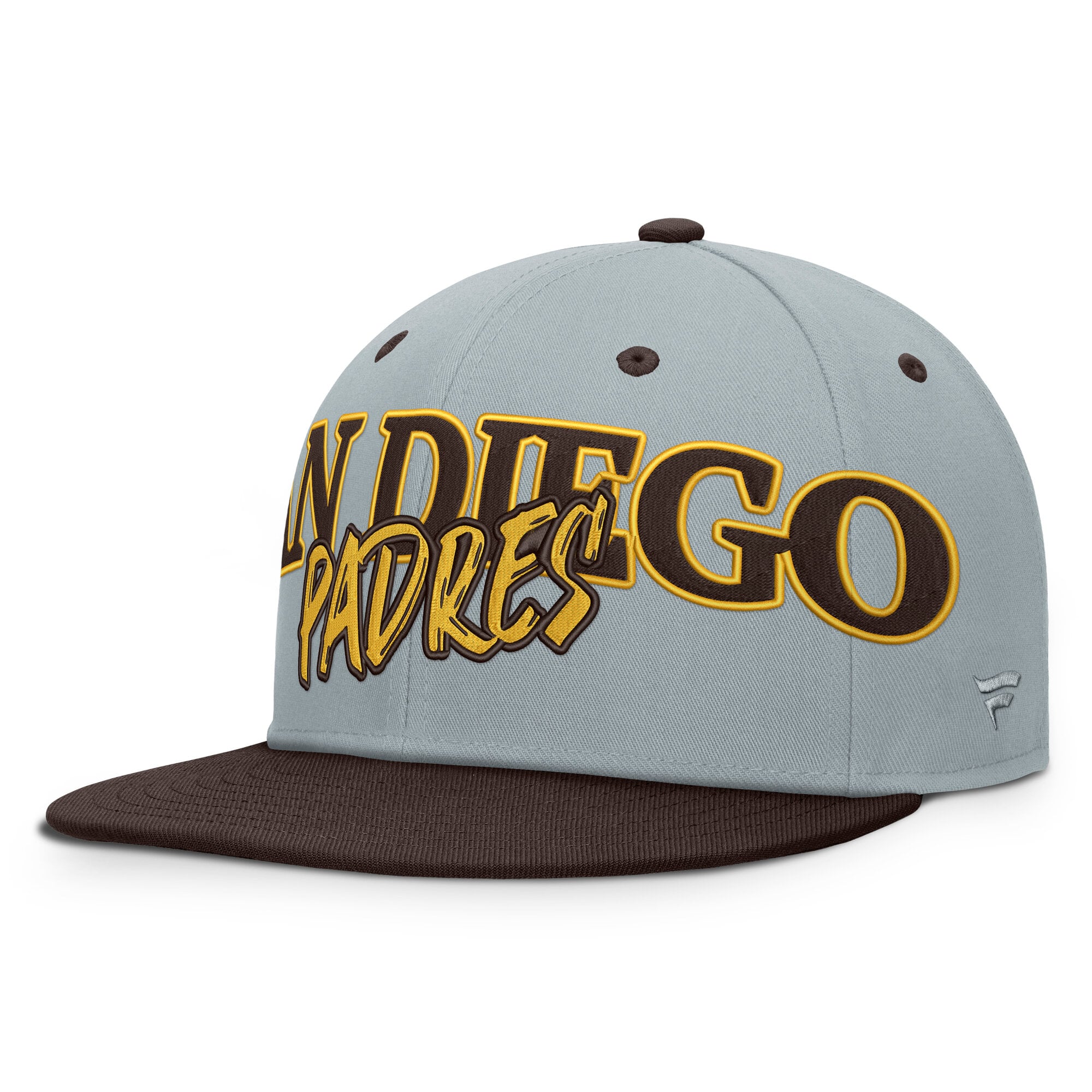 Men's Fanatics Gray San Diego Padres Jersey Twill Fitted Hat