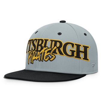 Men's Fanatics Gray Pittsburgh Pirates Jersey Twill Fitted Hat