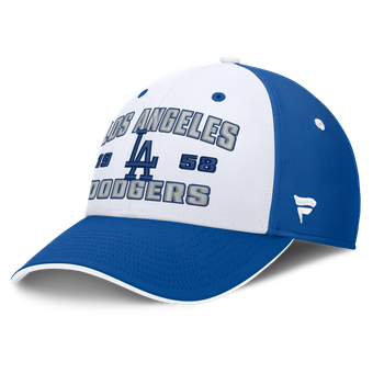 Men's Fanatics Royal/White Los Angeles Dodgers Jammed Structured Flex Hat