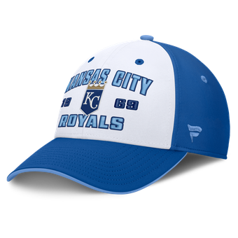 Men's Fanatics Royal/White Kansas City Royals Jammed Structured Flex Hat