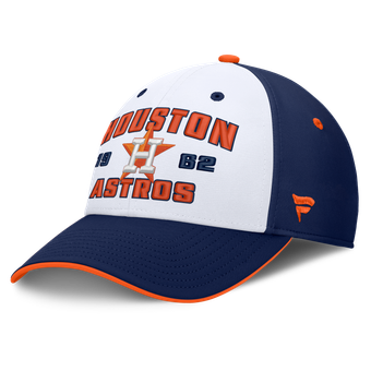 Men's Fanatics Navy/White Houston Astros Jammed Structured Flex Hat