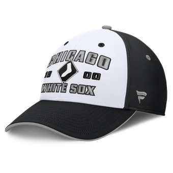 Men's Fanatics Black/White Chicago White Sox Jammed Structured Flex Hat