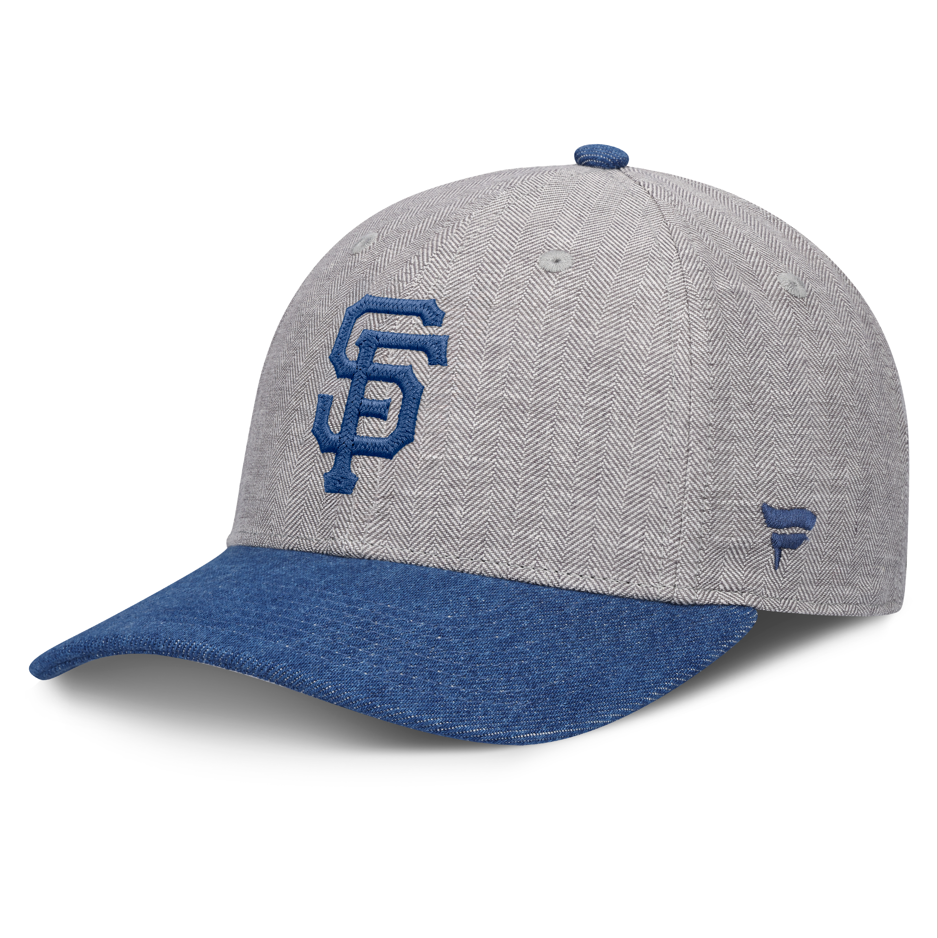 Men's Fanatics Gray/Denim San Francisco Giants Level Up Conduct Adjustable Hat