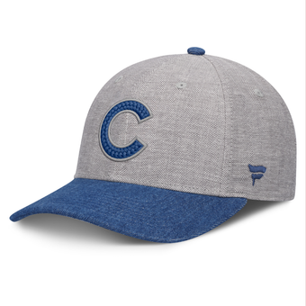 Men's Fanatics Gray/Denim Chicago Cubs Level Up Conduct Adjustable Hat