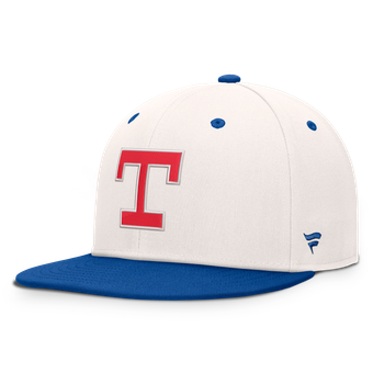 Men's Fanatics  Cream/Royal Texas Rangers Heritage Ballpark Snapback Hat