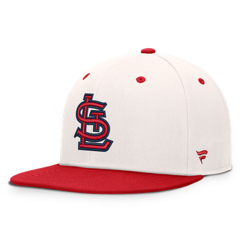 Men's Fanatics  Cream/Red St. Louis Cardinals Heritage Ballpark Snapback Hat